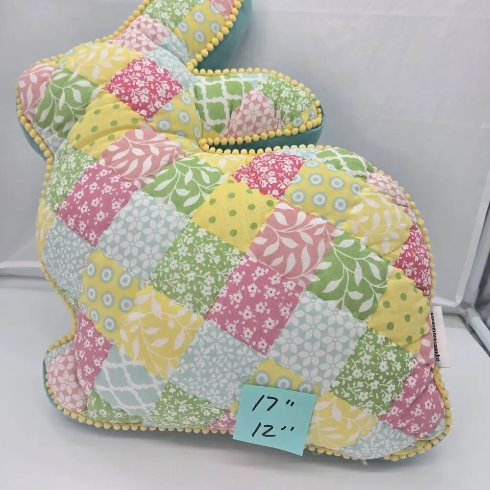 Cupcakes And Cashmere Spring Quilted Design Pillow 12x15